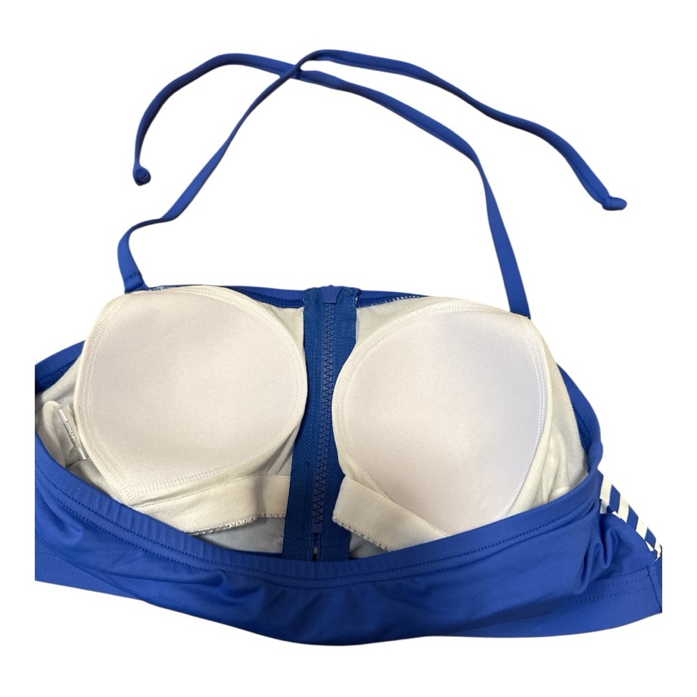VENUS Blue and Yellow Nautical Bikini Top 8 Bottom 6 Sexy NWT BOATING SURFING - Picture 4 of 6